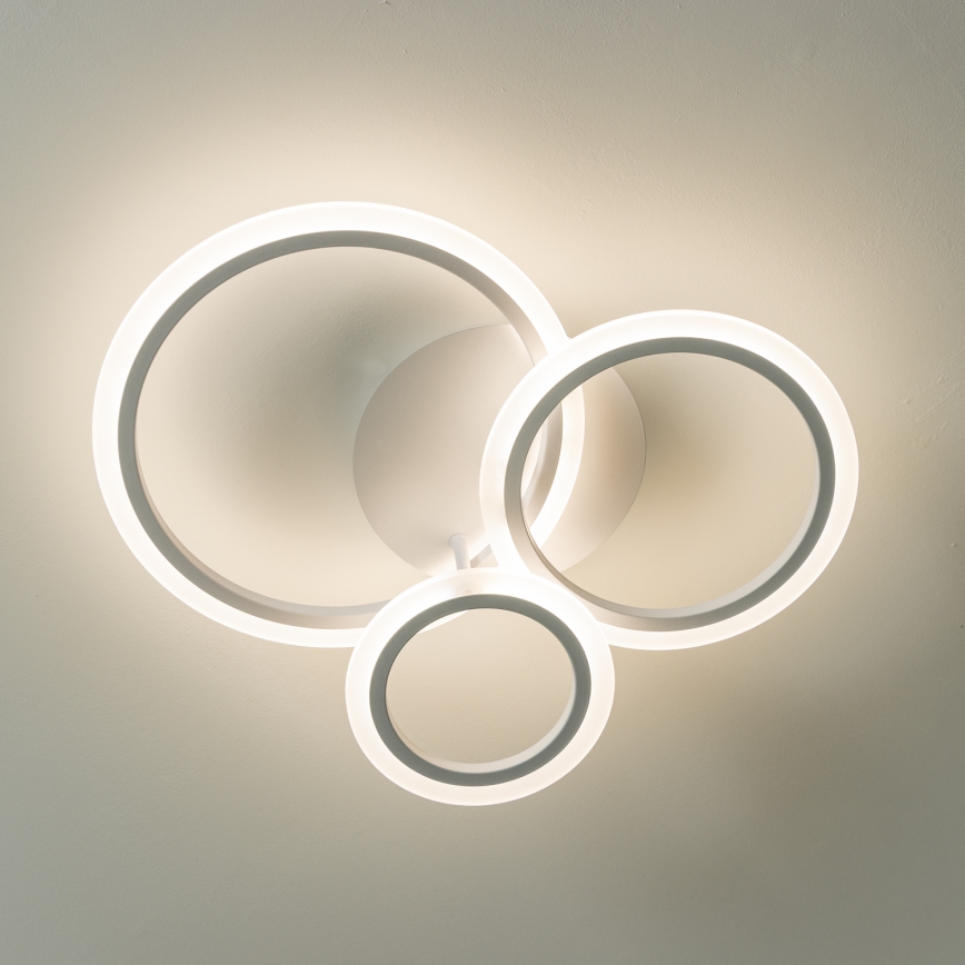 Brilagi - LED Hämardatav pinnale kinnitatav lühter ORBITS LED/40W/230V 3000-6500K valge + kaugjuhtimispult