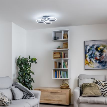 Brilagi - LED Hämardatav pinnale kinnitatav lühter ORBITS LED/50W/230V 3000-6500K + kaugjuhtimispult