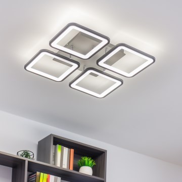 Brilagi - LED Hämardatav pinnale kinnitatav lühter SQUARED LED/85W/230V 3000-6500K + kaugjuhtimispult