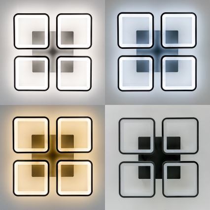 Brilagi - LED Hämardatav pinnale kinnitatav lühter SQUARED LED/85W/230V 3000-6500K + kaugjuhtimispult