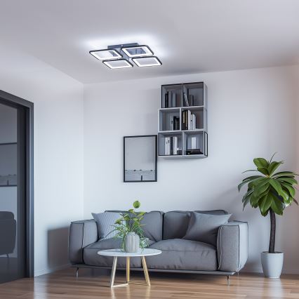 Brilagi - LED Hämardatav pinnale kinnitatav lühter SQUARED LED/85W/230V 3000-6500K + kaugjuhtimispult