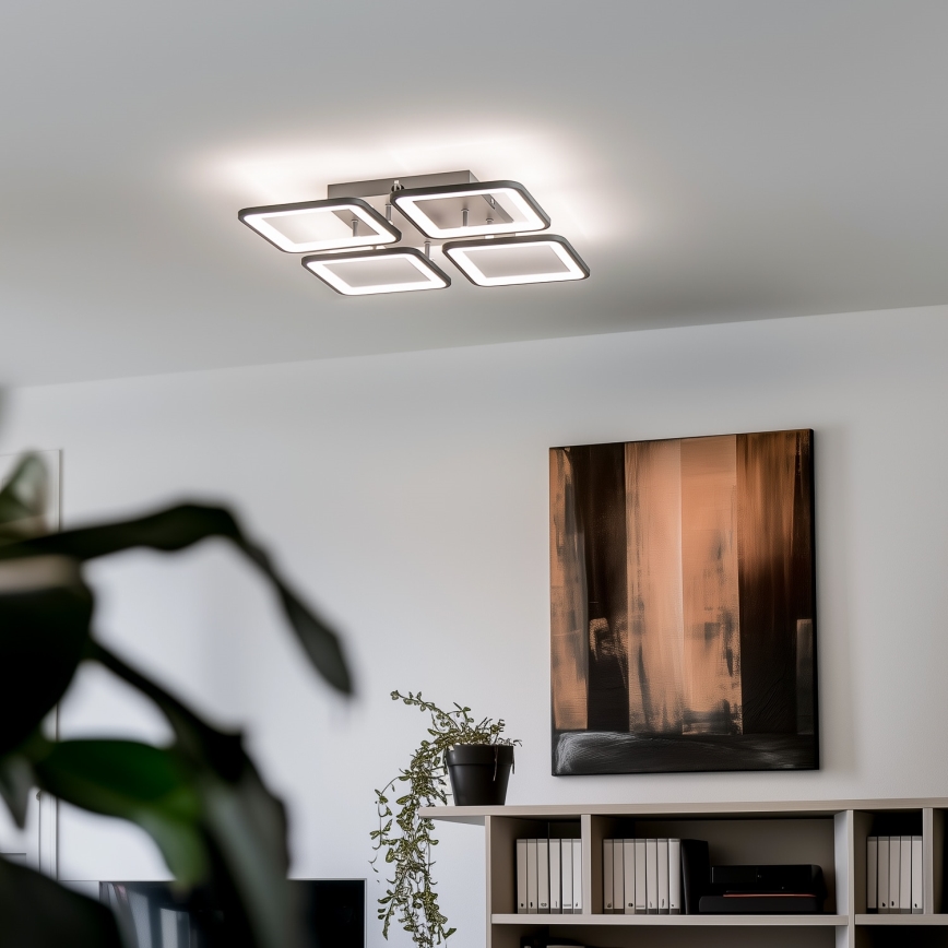 Brilagi - LED Hämardatav pinnale kinnitatav lühter SQUARED LED/85W/230V 3000-6500K + kaugjuhtimispult