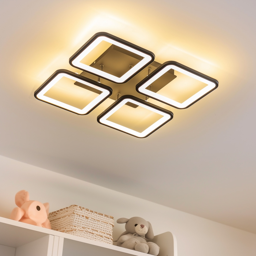 Brilagi - LED Hämardatav pinnale kinnitatav lühter SQUARED LED/85W/230V 3000-6500K + kaugjuhtimispult