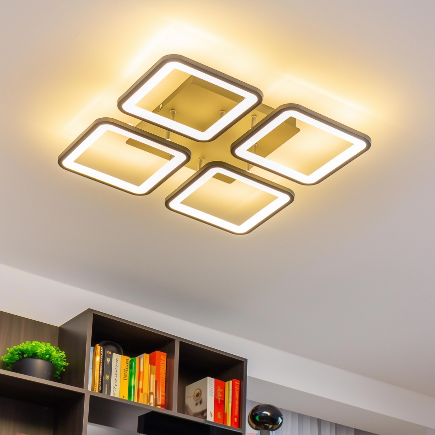 Brilagi - LED Hämardatav pinnale kinnitatav lühter SQUARED LED/85W/230V 3000-6500K + kaugjuhtimispult