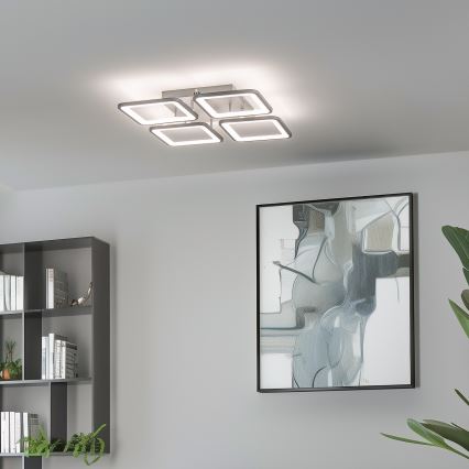 Brilagi - LED Hämardatav pinnale kinnitatav lühter SQUARED LED/85W/230V 3000-6500K + kaugjuhtimispult