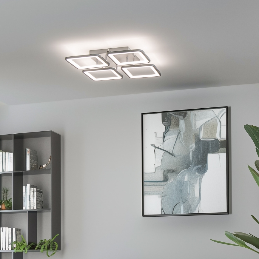Brilagi - LED Hämardatav pinnale kinnitatav lühter SQUARED LED/85W/230V 3000-6500K + kaugjuhtimispult