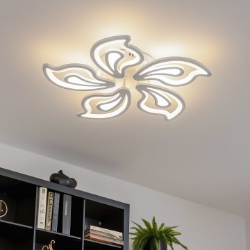 Brilagi - LED Hämardatav pinnale kinnitatav lühter TWIST LED/125W/230V 3000-6500K + kaugjuhtimispult