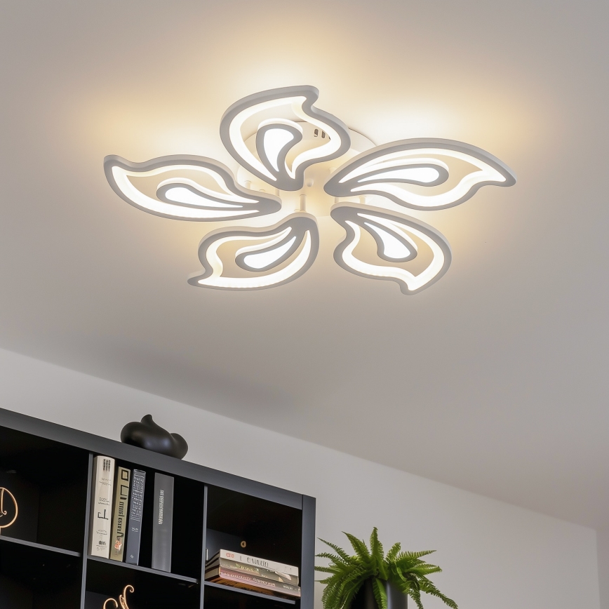 Brilagi - LED Hämardatav pinnale kinnitatav lühter TWIST LED/125W/230V 3000-6500K + kaugjuhtimispult