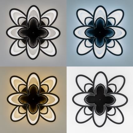 Brilagi - LED Hämardatav pinnale kinnitatav lühter TWIST LED/125W/230V 3000-6500K + kaugjuhtimispult