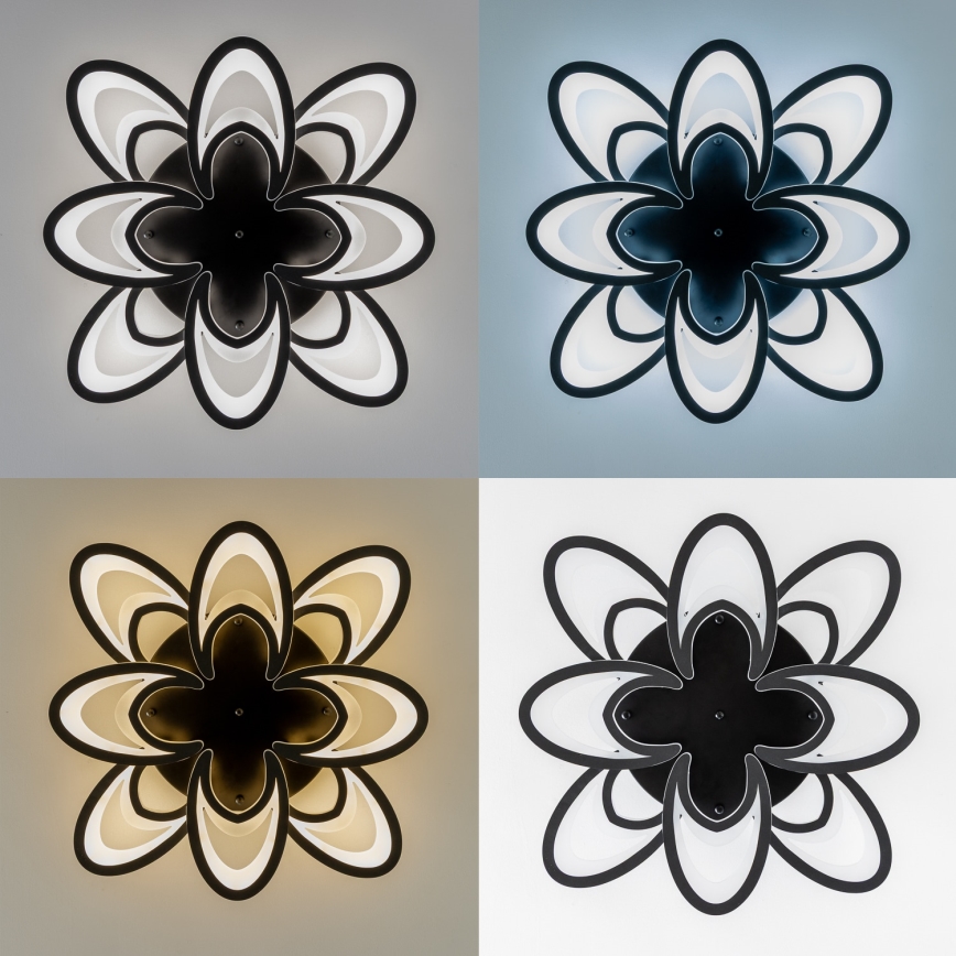Brilagi - LED Hämardatav pinnale kinnitatav lühter TWIST LED/125W/230V 3000-6500K + kaugjuhtimispult