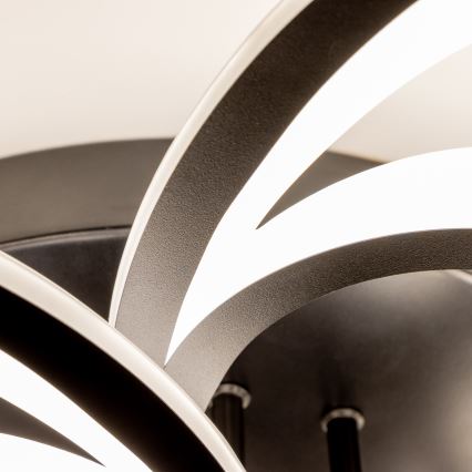 Brilagi - LED Hämardatav pinnale kinnitatav lühter TWIST LED/125W/230V 3000-6500K + kaugjuhtimispult