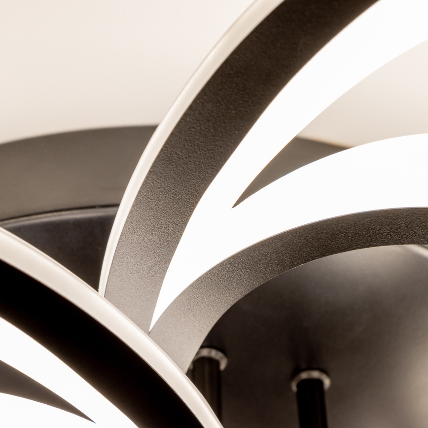 Brilagi - LED Hämardatav pinnale kinnitatav lühter TWIST LED/125W/230V 3000-6500K + kaugjuhtimispult