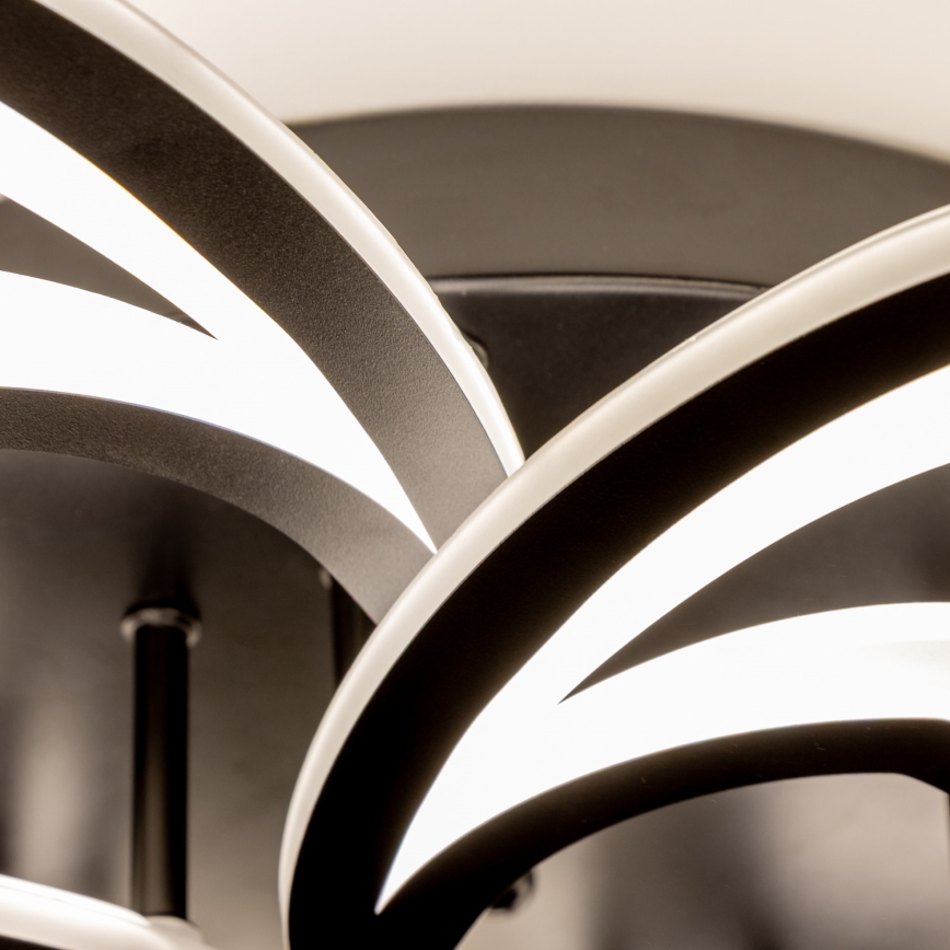 Brilagi - LED Hämardatav pinnale kinnitatav lühter TWIST LED/125W/230V 3000-6500K + kaugjuhtimispult