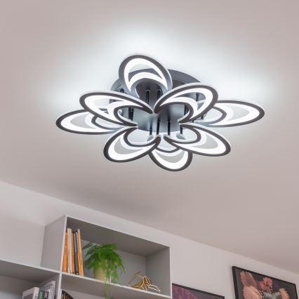 Brilagi - LED Hämardatav pinnale kinnitatav lühter TWIST LED/125W/230V 3000-6500K + kaugjuhtimispult