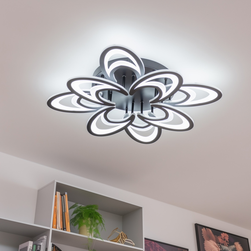 Brilagi - LED Hämardatav pinnale kinnitatav lühter TWIST LED/125W/230V 3000-6500K + kaugjuhtimispult