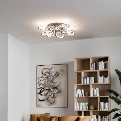 Brilagi - LED Hämardatav pinnale kinnitatav lühter TWIST LED/125W/230V 3000-6500K + kaugjuhtimispult