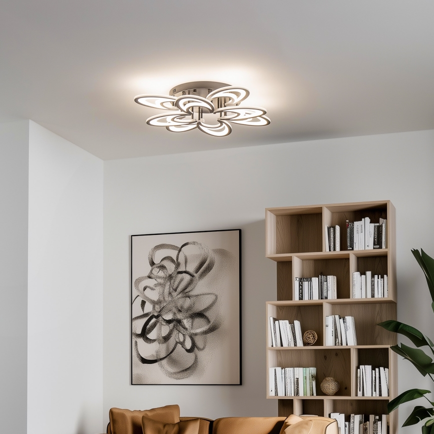 Brilagi - LED Hämardatav pinnale kinnitatav lühter TWIST LED/125W/230V 3000-6500K + kaugjuhtimispult