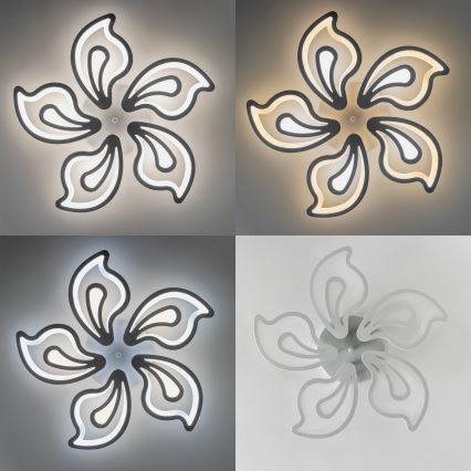 Brilagi - LED Hämardatav pinnale kinnitatav lühter TWIST LED/125W/230V 3000-6500K + kaugjuhtimispult