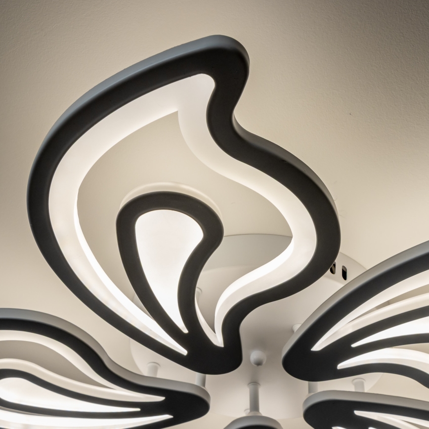 Brilagi - LED Hämardatav pinnale kinnitatav lühter TWIST LED/125W/230V 3000-6500K + kaugjuhtimispult