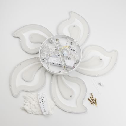 Brilagi - LED Hämardatav pinnale kinnitatav lühter TWIST LED/125W/230V 3000-6500K + kaugjuhtimispult