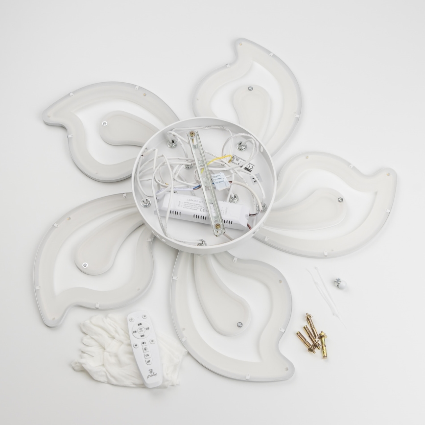 Brilagi - LED Hämardatav pinnale kinnitatav lühter TWIST LED/125W/230V 3000-6500K + kaugjuhtimispult