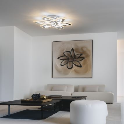 Brilagi - LED Hämardatav pinnale kinnitatav lühter TWIST LED/180W/230V 3000-6500K + kaugjuhtimispult