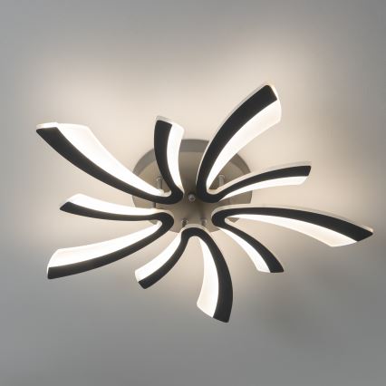 Brilagi - LED Hämardatav pinnale kinnitatav lühter TWIST LED/55W/230V 3000-6500K antratsiit + kaugjuhtimispult