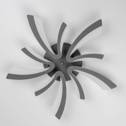 Brilagi - LED Hämardatav pinnale kinnitatav lühter TWIST LED/55W/230V 3000-6500K antratsiit + kaugjuhtimispult