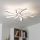 Brilagi - LED Hämardatav pinnale kinnitatav lühter TWIST LED/55W/230V 3000-6500K valge + kaugjuhtimispult