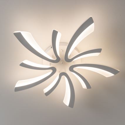 Brilagi - LED Hämardatav pinnale kinnitatav lühter TWIST LED/55W/230V 3000-6500K valge + kaugjuhtimispult