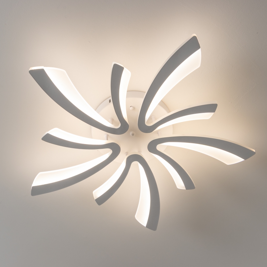 Brilagi - LED Hämardatav pinnale kinnitatav lühter TWIST LED/55W/230V 3000-6500K valge + kaugjuhtimispult