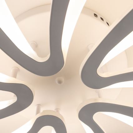 Brilagi - LED Hämardatav pinnale kinnitatav lühter TWIST LED/55W/230V 3000-6500K valge + kaugjuhtimispult