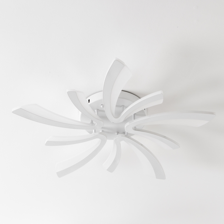 Brilagi - LED Hämardatav pinnale kinnitatav lühter TWIST LED/55W/230V 3000-6500K valge + kaugjuhtimispult
