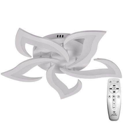 Brilagi - LED Hämardatav pinnale kinnitatav lühter TWIST LED/55W/230V 3000-6500K valge + kaugjuhtimispult