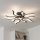 Brilagi - LED Hämardatav pinnale kinnitatav lühter TWIST LED/65W/230V 3000-6500K must + kaugjuhtimispult