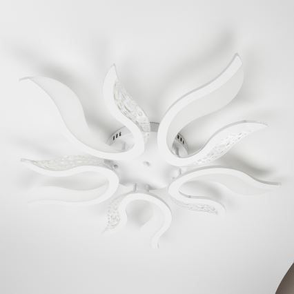 Brilagi - LED Hämardatav pinnale kinnitatav lühter TWIST LED/65W/230V 3000-6500K valge + kaugjuhtimispult