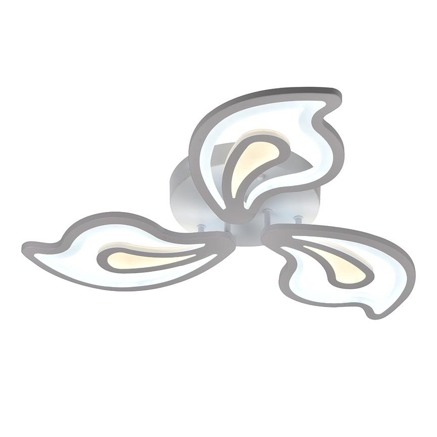 Brilagi - LED Hämardatav pinnale kinnitatav lühter TWIST LED/75W/230V 3000-6500K + kaugjuhtimispult