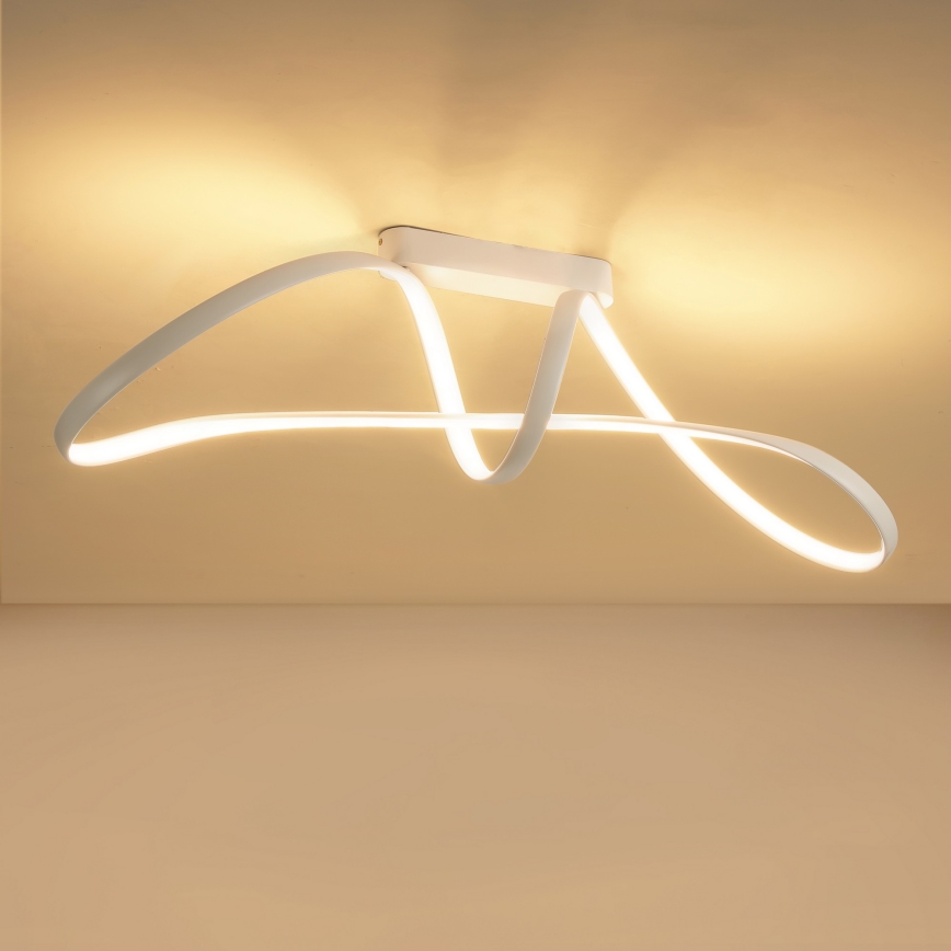 Brilagi - LED hämardatav pinnapealne laevalgusti TWISTER LED/60W/230V 3000-6000K valge + kaugjuhtimispult