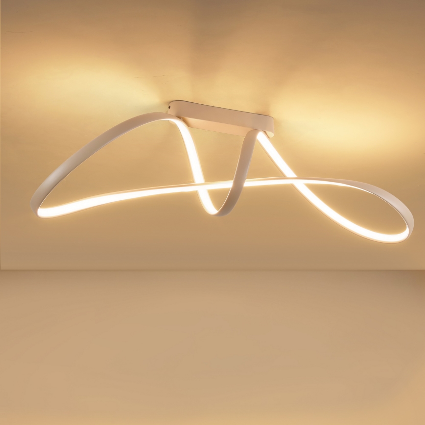 Brilagi - LED hämardatav pinnapealne lühter TWISTER LED/60W/230V 3000-6000K beež + kaugjuhtimispult