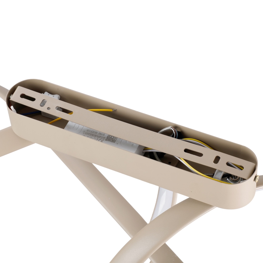 Brilagi - LED hämardatav pinnapealne lühter TWISTER LED/60W/230V 3000-6000K beež + kaugjuhtimispult