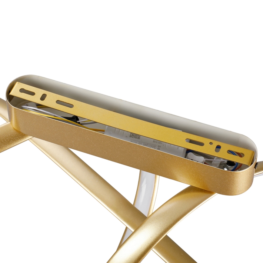 Brilagi - LED-hämardatav pinnapealne laevalgusti TWISTER LED/60W/230V 3000-6000K kuldne + kaugjuhtimispult