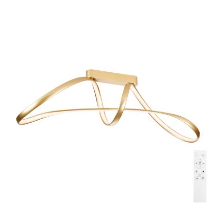 Brilagi - LED-hämardatav pinnapealne laevalgusti TWISTER LED/60W/230V 3000-6000K kuldne + kaugjuhtimispult