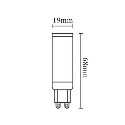 Brilagi - LED Hämardatav pirn G9/6W/230V 3000K