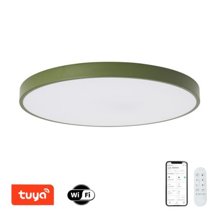 Brilagi - hämardatav LED-valgusti POOL SMART LED/100W/230V, läbimõõt 80 cm, Wi-Fi Tuya + kaugjuhtimispult, roheline