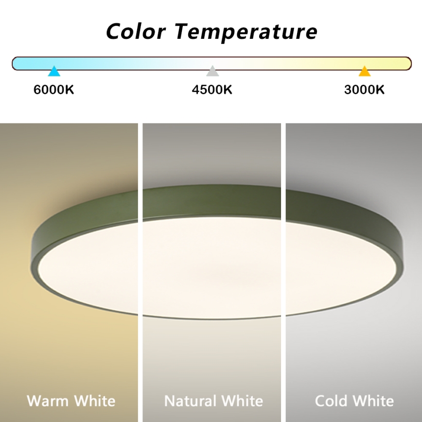 Brilagi - LED-hämardatav valgusti POOL SMART LED/128W/230V, läbimõõt 100 cm, 3000-6000K, Wi-Fi Tuya + kaugjuhtimispult, roheline