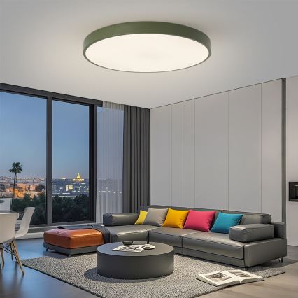 Brilagi - LED-hämardatav valgusti POOL SMART LED/128W/230V, läbimõõt 100 cm, 3000-6000K, Wi-Fi Tuya + kaugjuhtimispult, roheline