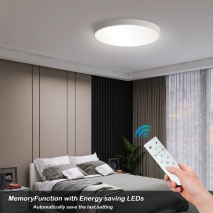 Brilagi - POOL SMART LED hämardatav laelamp LED/60W/230V 50 cm 3000-6000K Wi-Fi Tuya + kaugjuhtimispult valge
