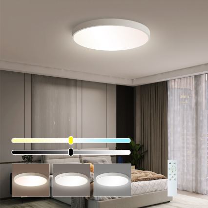 Brilagi - POOL SMART LED hämardatav laelamp LED/60W/230V 50 cm 3000-6000K Wi-Fi Tuya + kaugjuhtimispult valge