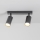 Brilagi - LED-hämardatav punktvalgusti SELE 2xGU10/6,5W/230V 2700-6500K must/kuldne
