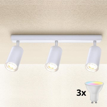 Brilagi - LED-hämardatav punktvalgusti SELE 3xGU10/6W/230V 3000K valge